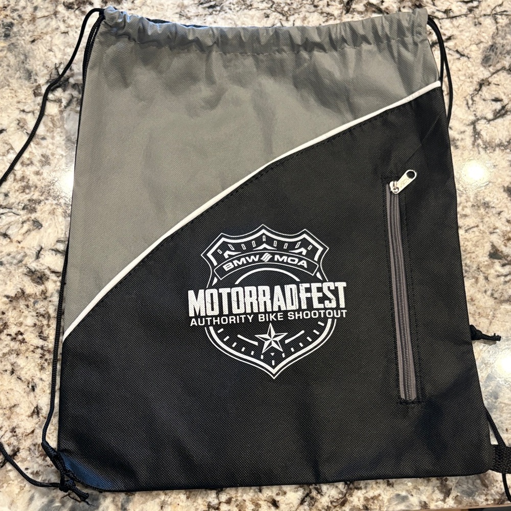 BMW Motorradfest Black and Gray Stringbag.